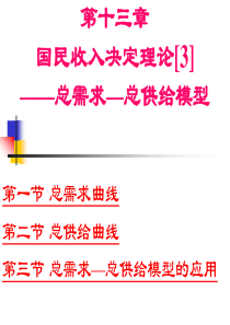 国民收入决定理论[3]__总需求_总供给模型