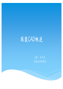 服装cad概述