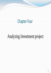 4-analyzinginvestmentproject投资净现值分析