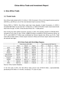 XXXX年最全中非贸易投资报告__China-AfricaTradea