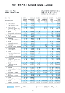 政府一般收入帐目General Revenue Account