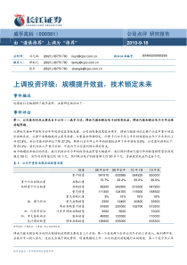 上调投资评级：规模提升效益，技术锁定未来