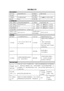 酒店业务部收益管理主管职责说明书