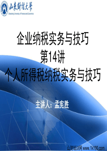 企业纳税实务与技巧14