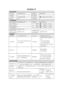 酒店收益管理部专员职责说明书