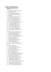 全国重点企业税源调查快报工作第一批