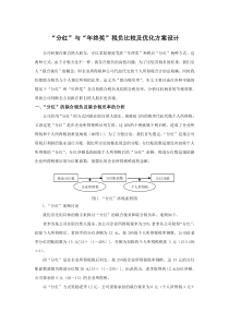 分红与年终奖税负比较及优化方案设计