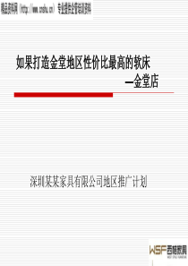 深圳某某家具有限公司地区推广计划（PPT27页）