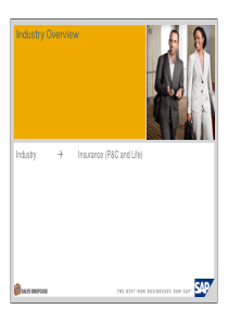 SAP 保险行业解决方案(英文)XXXX_cnsap