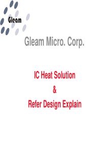 Gleam IC Heat Solution