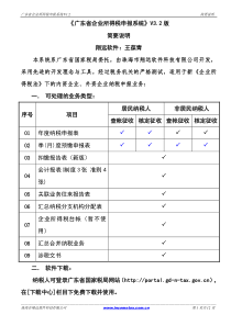 广东省企业所得税申报软件_简要说明