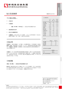 新鸿基-每日投资摘要-100603