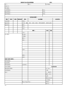 服装成本核算表