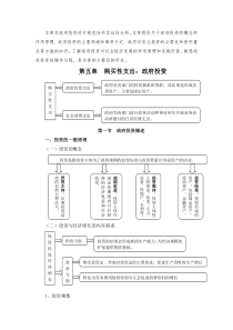 第五章购买性支出：政府投资