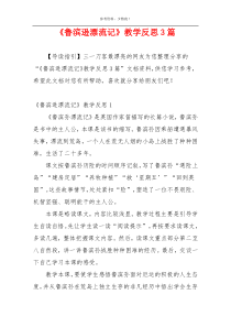 《鲁滨逊漂流记》教学反思3篇