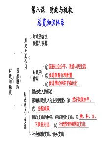 经济8第八课 财政与税收