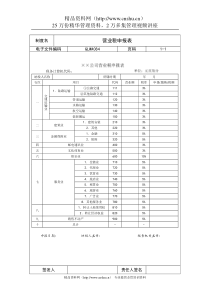 营业税申报表