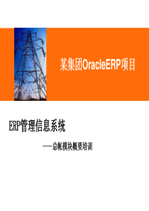 oracle总账管理系统培训