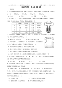 《电解原理》专题训练(含解析)