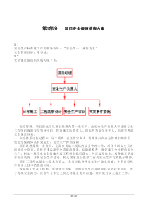 项目安全保障措施方案