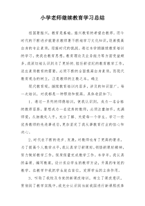 小学老师继续教育学习总结