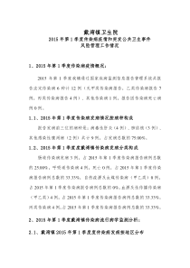 传染病疫情和突发公共卫生事件风险管理工作情况