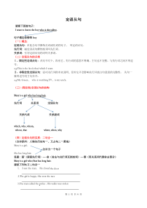 2017年中考英语定语从句考点