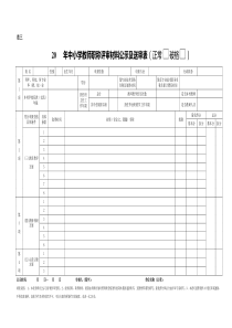 中小学教师职称评审材料公示及送审表