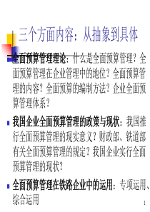 全面预算管理理