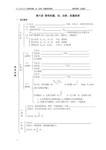 初三总复习 简单机械总复习