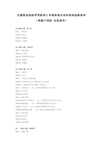 生源地信用助学贷款网上申请系统专业科类别选择参考doc-三坪