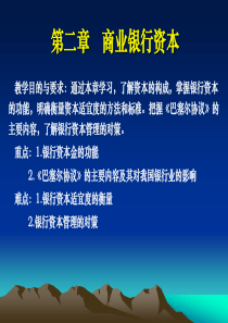 第一节银行资本金的构成