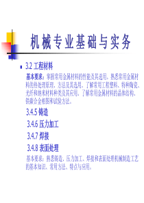 北京机械工程师复习材料《工程材料》