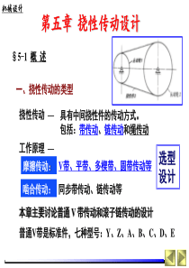 华科机械设计第5章-挠性传动设计