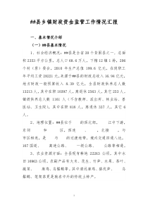 财政专项资金监管情况汇报