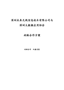 战略合作方案