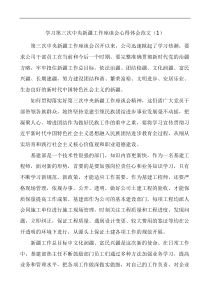 学习第三次新疆工作座谈会会议精神心得体会4篇