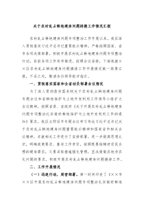 关于农村乱占耕地建房问题排摸工作情况汇报