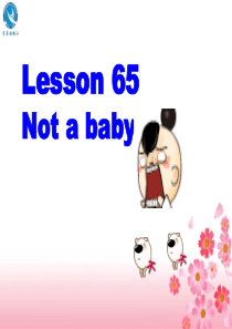 新概念第一册Lesson65-66