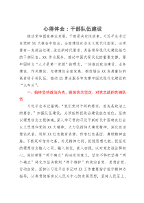 组织部长在理论中心组关于干部队伍建设的学习研讨文章