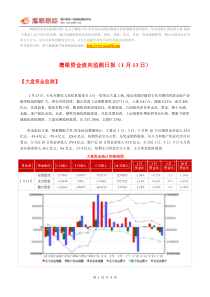 鹰眼个股跟踪--资金流向监测日报0113doc