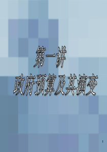 部门预算讲座(定稿)