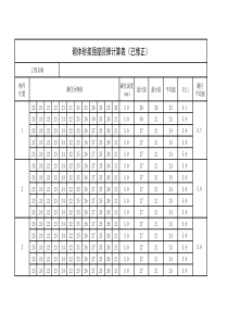 砌体砂浆强度回弹自动计算表