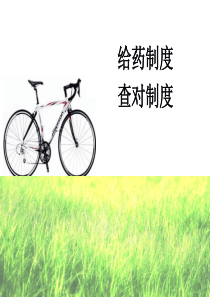 给药制度查对制度