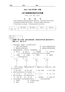 服装设计理论知识试卷