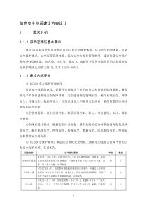 信息安全体系建设方案设计