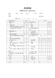 下腰痛评估表(JOA、VAPS)