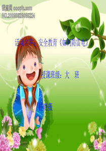 《如何防雷电》PPT