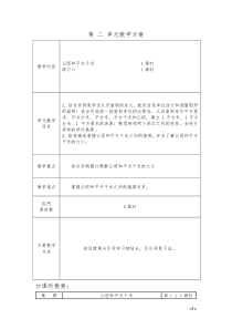 人教版四年级上册数学第二单元公顷和平方千米教案设计