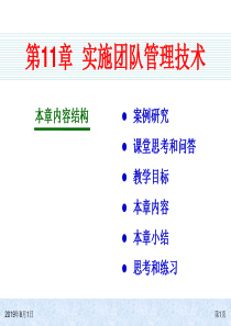 ERP系统原理和实施(第四版)11实施团队管理技术